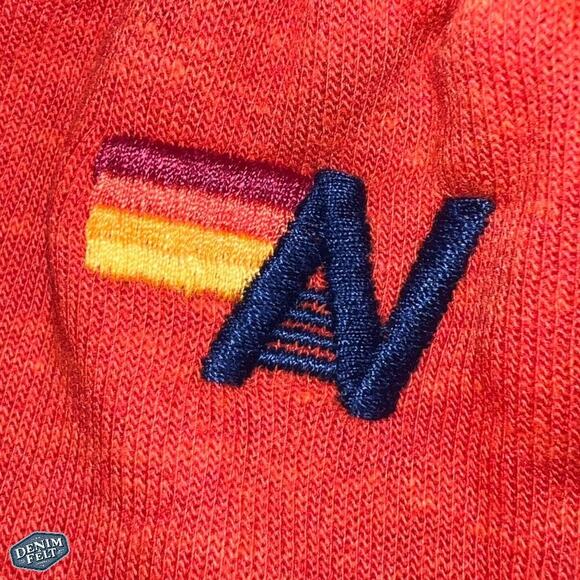 Aviator Nation Women’s BOLT Lounge SWEATPANTS - ORANGE // BLUE - Picture 13 of 15